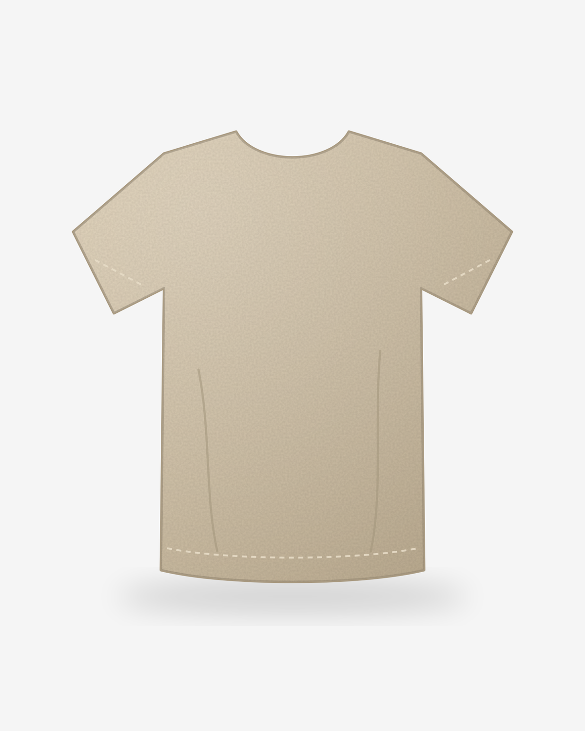 Polera deportiva beige